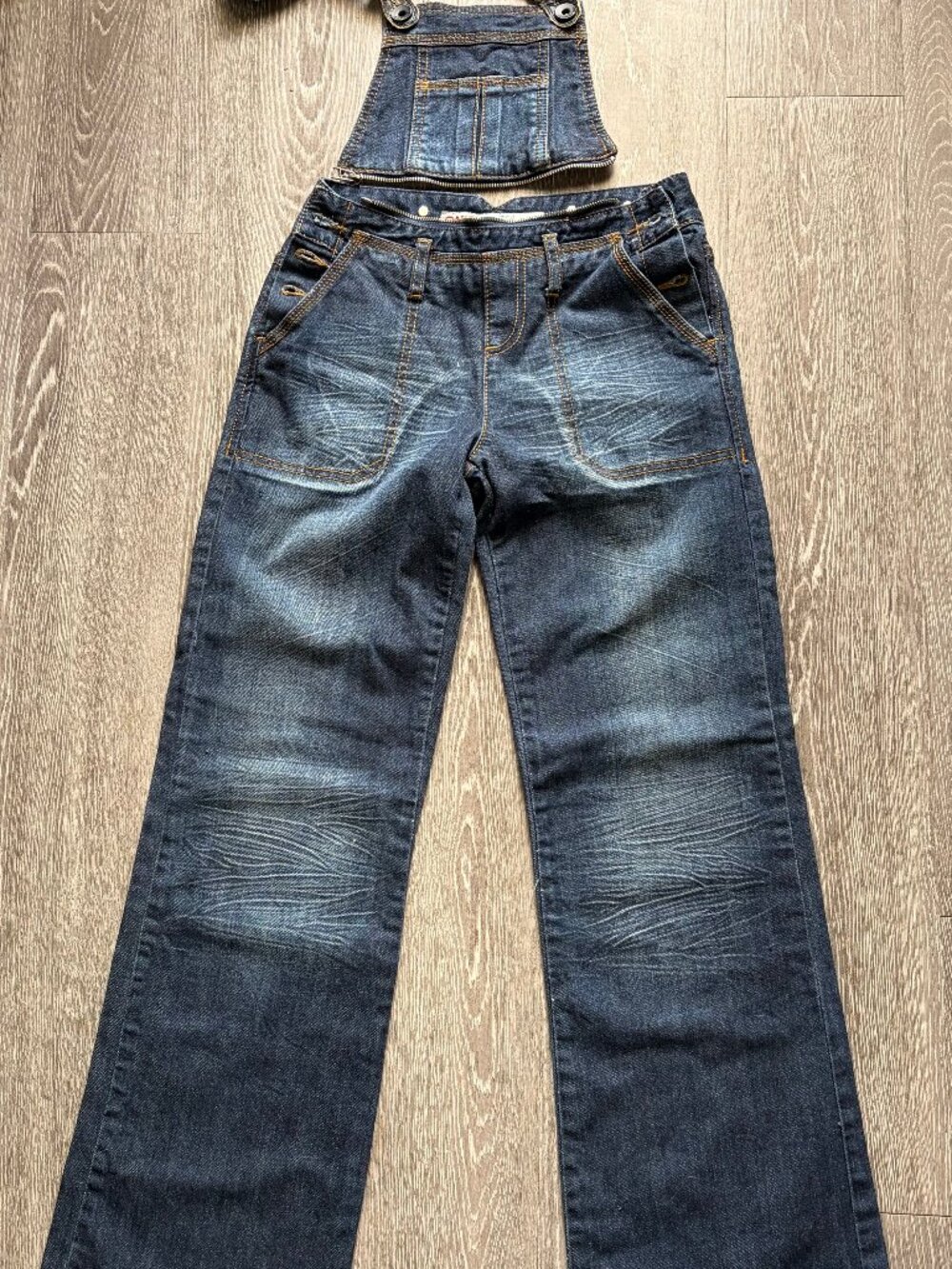 ONLY Denim Overalls, Wide Leg, 155/60A (US Size 0 / XS)